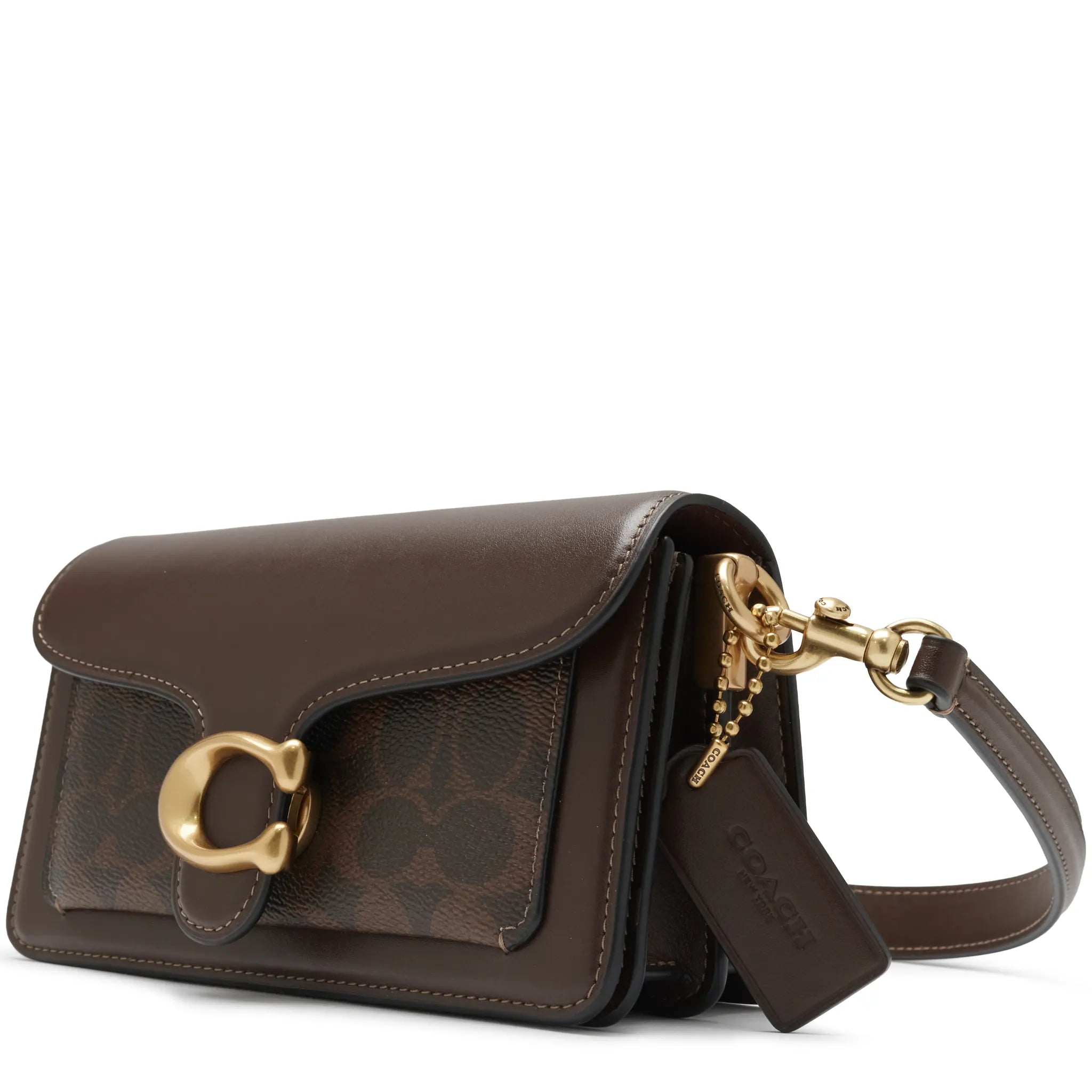 Front Side View of Coach Tabby 26 Maple Shoulder Bag CI032